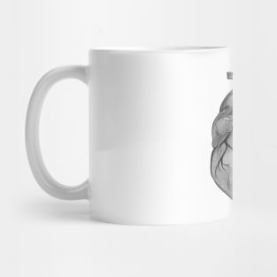 Image: Heart (grey) Mug